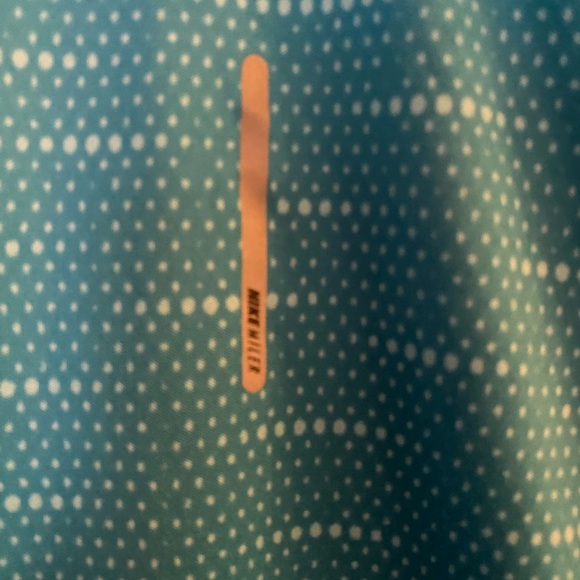 Nike Running Dri-Fit Blue Dot Activewear Shirt, Women’s Size Small - Picture 9 of 13